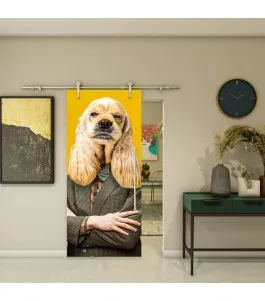 Glasschiebetür PIPE-LINE - Fotoprint Model 337