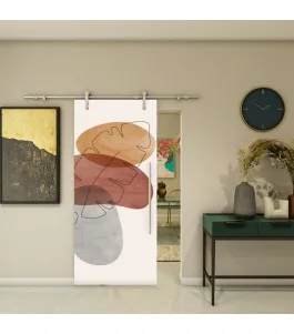 Glasschiebetür PIPE-LINE - Fotoprint Model 347