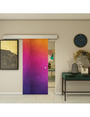 Glasschiebetür ECO-LINE - Fotoprint Model 7-modernes Zuhause