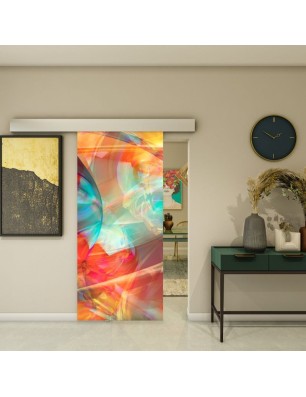 Glasschiebetür ECO-LINE - Fotoprint Model 21