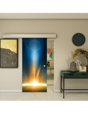 Glasschiebetür ECO-LINE - Fotoprint Model 28