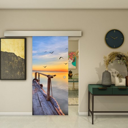 Glasschiebetür ECO-LINE - Fotoprint Model 44