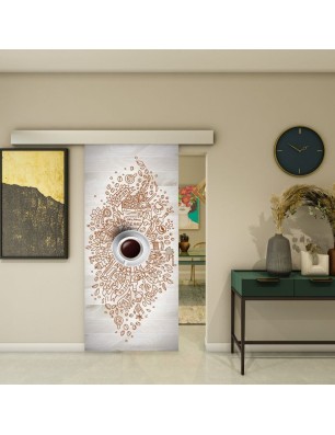 Glasschiebetür ECO-LINE - Fotoprint Model 103
