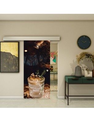 Glasschiebetür ECO-LINE - Fotoprint Model 111