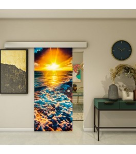 Glasschiebetür ECO-LINE - Fotoprint Model 127