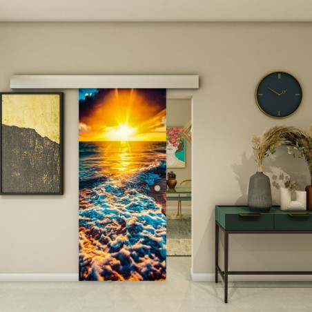 Glasschiebetür ECO-LINE - Fotoprint Model 127