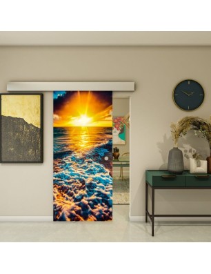 Glasschiebetür ECO-LINE - Fotoprint Model 127