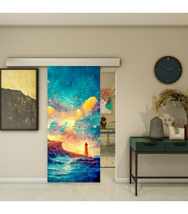 Glasschiebetür ECO-LINE - Fotoprint Model 131