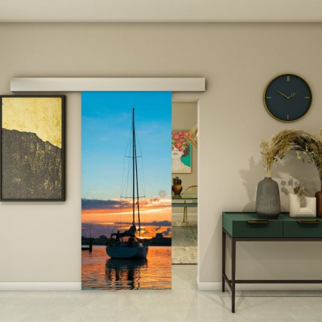 Glasschiebetür ECO-LINE - Fotoprint Model 135