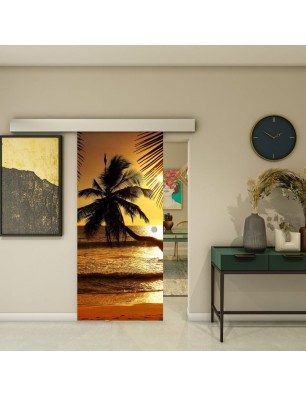 Glasschiebetür ECO-LINE - Fotoprint Model 136