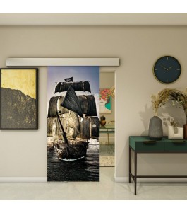 Glasschiebetür ECO-LINE - Fotoprint Model 140