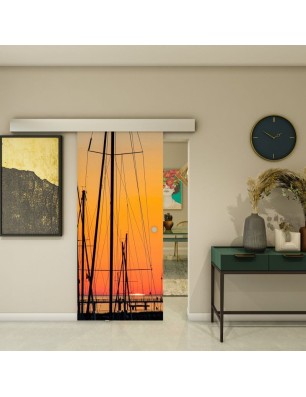 Glasschiebetür ECO-LINE - Fotoprint Model 156