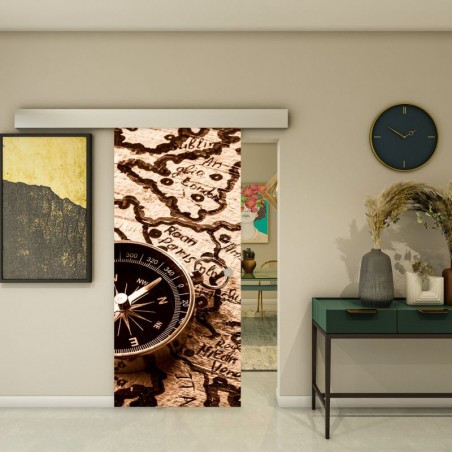 Glasschiebetür ECO-LINE - Fotoprint Model 163