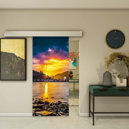 Glasschiebetür ECO-LINE - Fotoprint Model 166