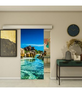 Glasschiebetür ECO-LINE - Fotoprint Model 168