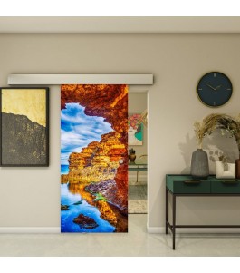 Glasschiebetür ECO-LINE - Fotoprint Model 172