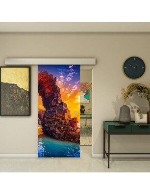 Glasschiebetür ECO-LINE - Fotoprint Model 176