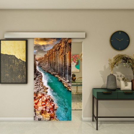 Glasschiebetür ECO-LINE - Fotoprint Model 177