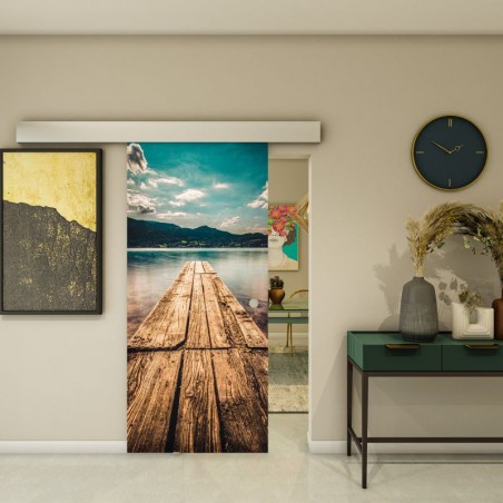 Glasschiebetür ECO-LINE - Fotoprint Model 182