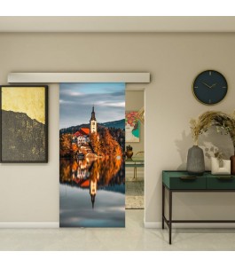Glasschiebetür ECO-LINE - Fotoprint Model 183