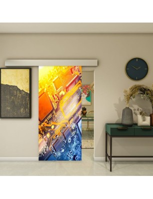 Glasschiebetür ECO-LINE - Fotoprint Model 217
