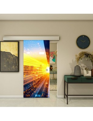 Glasschiebetür ECO-LINE - Fotoprint Model 220