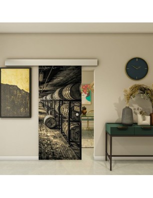 Glasschiebetür ECO-LINE - Fotoprint Model 256