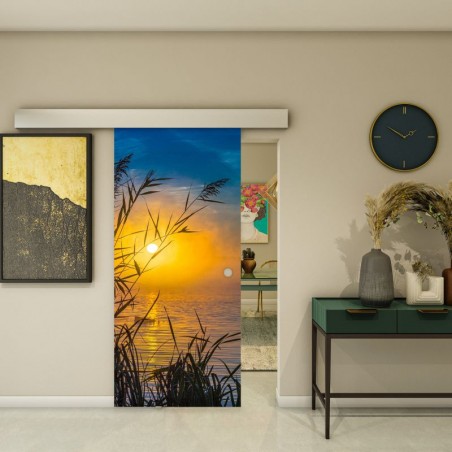 Glasschiebetür ECO-LINE - Fotoprint Model 283