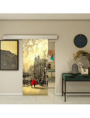 Glasschiebetür ECO-LINE - Fotoprint Model 285