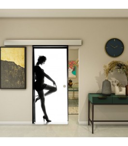 Glasschiebetür ECO-LINE - Fotoprint Model 354