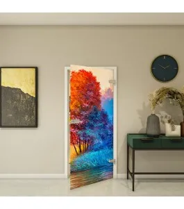 Ganzglastür - Fotoprint Model 25 für ein modernes Zuhause