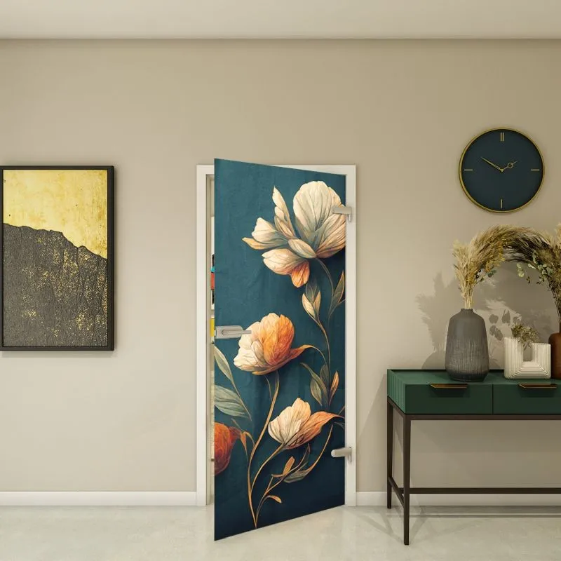 Ganzglastür - Fotoprint Modell 56