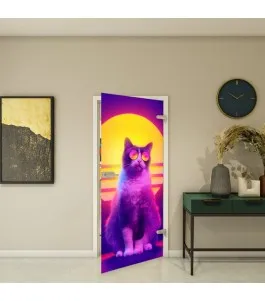 Ganzglastür - Fotoprint Model 84 für ein modernes Zuhause