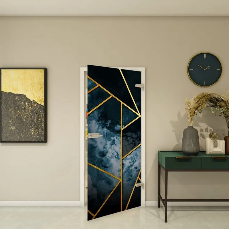 Ganzglastür - Fotoprint Modell 91