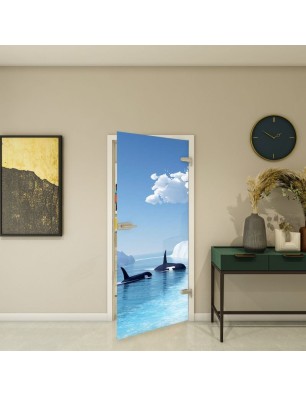 Ganzglastür - Fotoprint Model 129 für ein modernes Zuhause