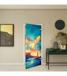 Ganzglastür - Fotoprint Model 131 für ein modernes Zuhause