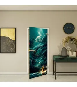 Ganzglastür - Fotoprint Model 139 für ein modernes Zuhause