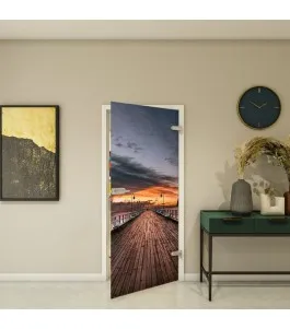 Ganzglastür - Fotoprint Model 141 für ein modernes Zuhause