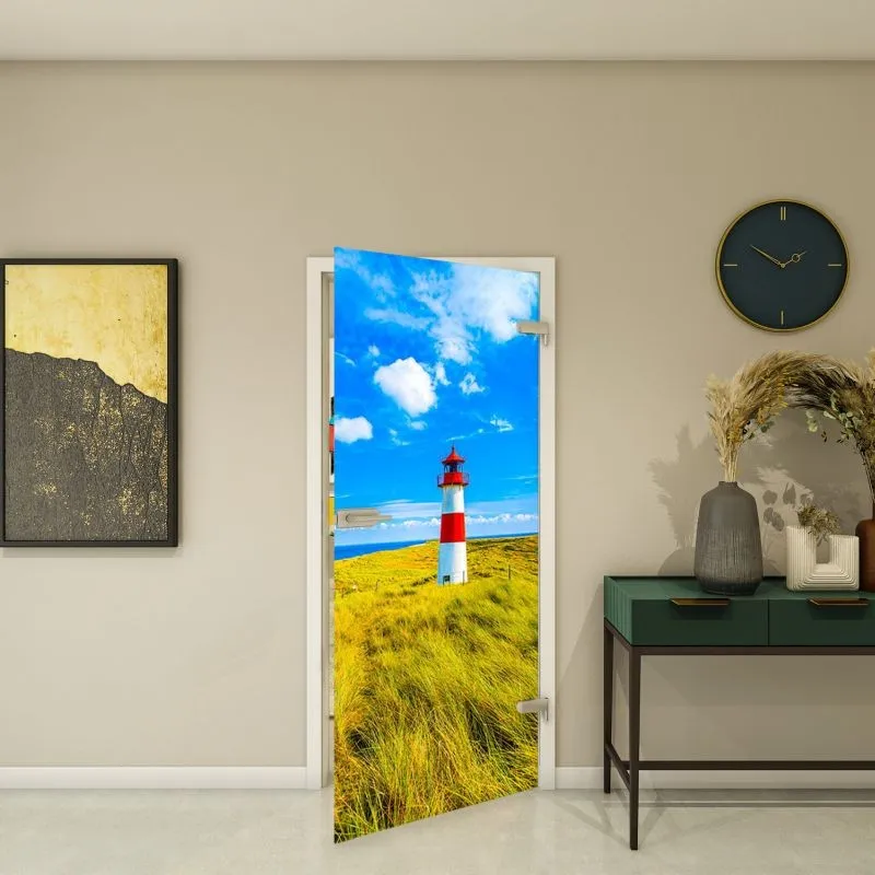 Ganzglastür - Fotoprint Modell 148