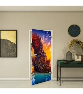 Ganzglastür - Fotoprint Model 176 für ein modernes Zuhause