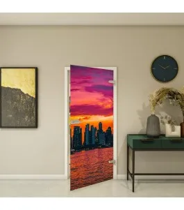 Ganzglastür - Fotoprint Model 202 für ein modernes Zuhause