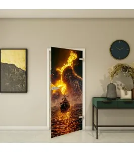 Ganzglastür - Fotoprint Model 225 für ein modernes Zuhause