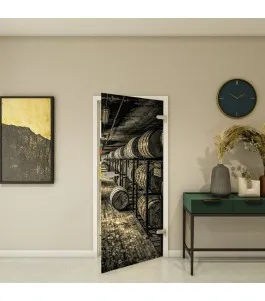 Ganzglastür - Fotoprint Model 256 für ein modernes Zuhause