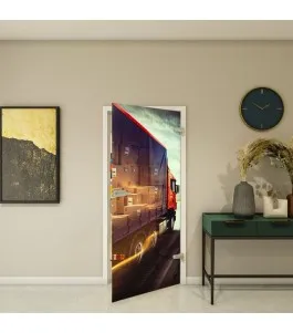 Ganzglastür - Fotoprint Model 261 für ein modernes Zuhause