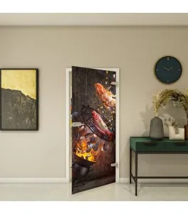 Ganzglastür - Fotoprint Model 287 für ein modernes Zuhause