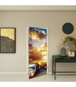 Ganzglastür - Fotoprint Model 328 für ein modernes Zuhause