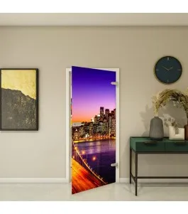 Ganzglastür - Fotoprint Model 329 für ein modernes Zuhause