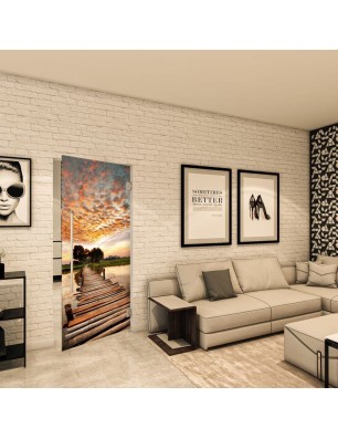 Pendeltür - Fotoprint Model 47 für ein modernes Zuhause