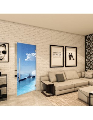 Pendeltür - Fotoprint Model 129 für ein modernes Zuhause