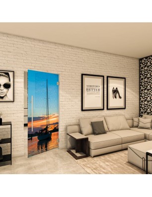 Pendeltür - Fotoprint Model 135 für ein modernes Zuhause